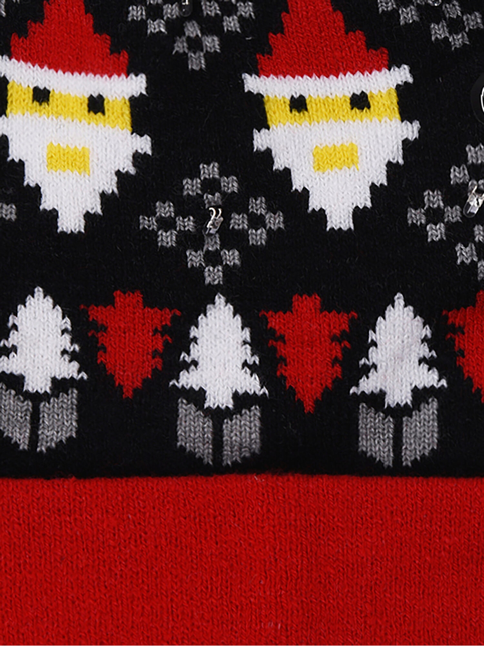 Шапка новогодняя со светодиодными лампочками.