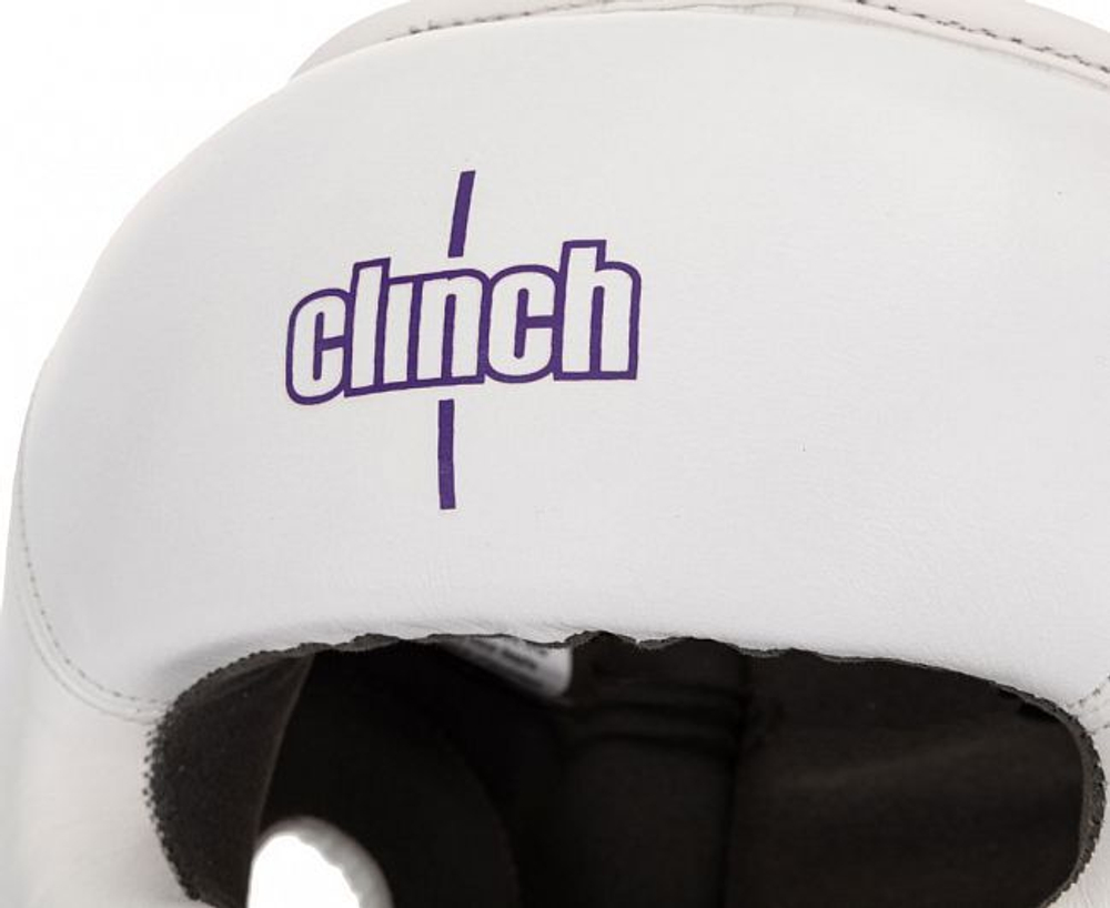 Шлем боксерский Clinch Undefeated белый C162
