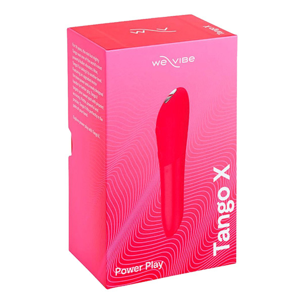 Красная водонепроницаемая вибропуля 10см We-Vibe Tango X Cherry Red SNTTSG3