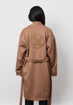 Шапан шерстяной удлиненный OYU TOLQYN CAMEL