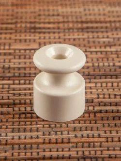 Изолятор T-RETRO для монтажа витого провода,цвет слоновая кость (классическая серия), 25 штук