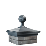 Колпак для забора MONBLAN с шаром на 1,5 кирпича