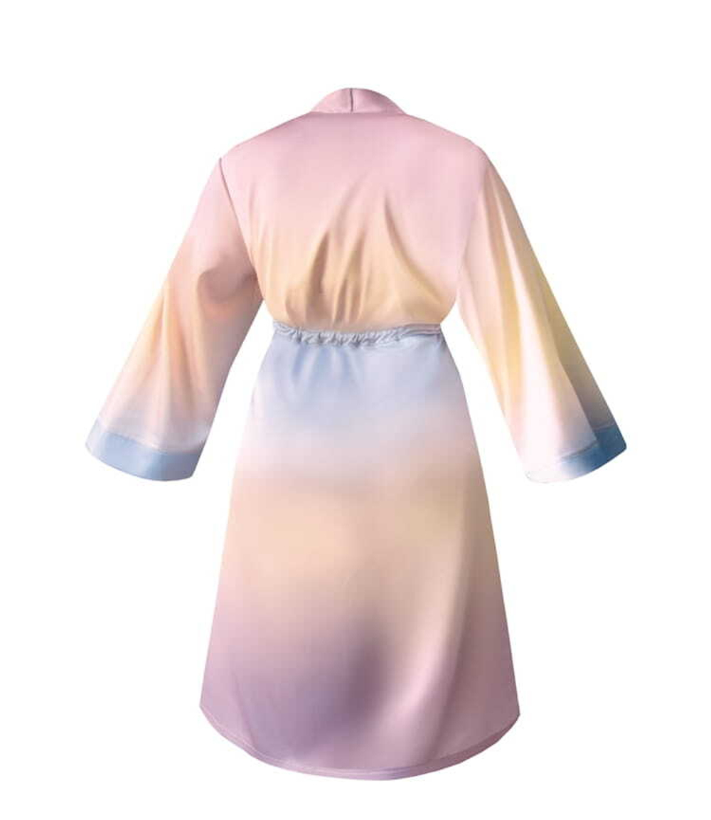 Халат Zora с кулиской на талии (Размер: S-M) (Цвет: разноцветный)