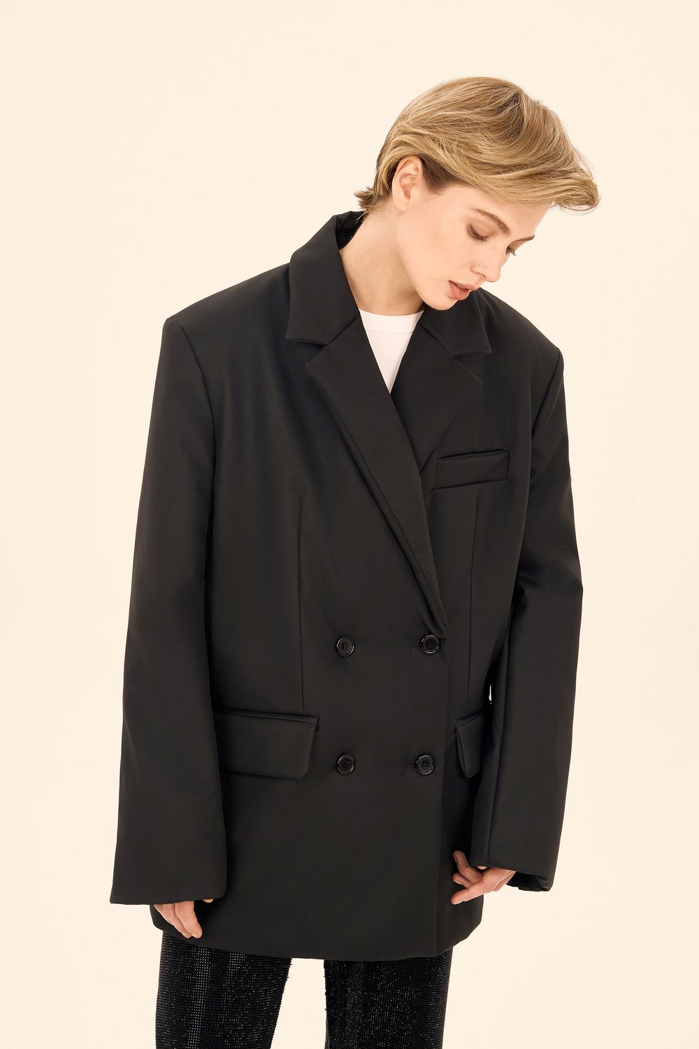 Жакет утепленный (((Дутик))), черный