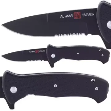 Складной нож Al Mar Mini S.E.R.E. AL/AMK2205 c клинком из стали D2, рукоять G10