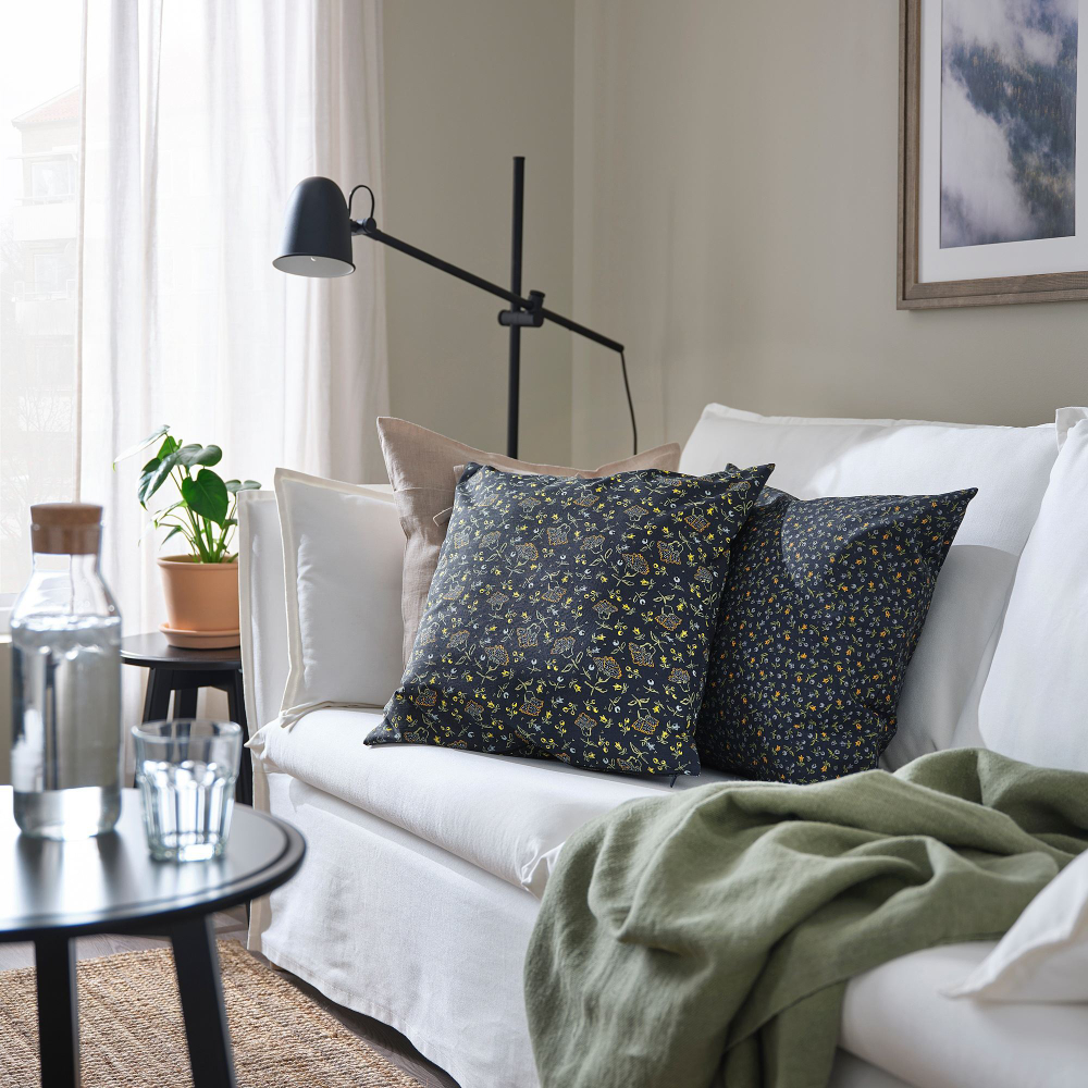 Набор чехлов на подушку IKEA SVARDTAG (СВАРДТАГ), Темно-синий, 50x50 см