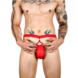 Мужские трусы джоки красные Romeo Rossi RR4004-8