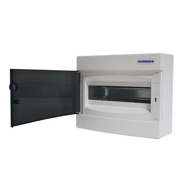 Щит накладной 12 модулей (1х12) прозрачная дверца Schrack Technik BK080101--