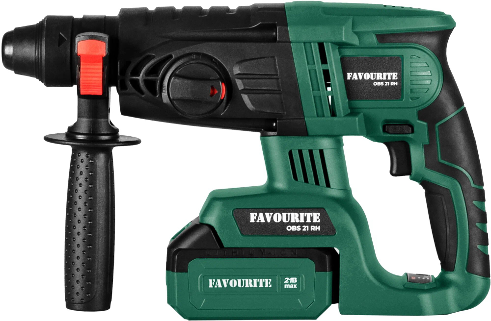 Перфоратор аккумуляторный FAVOURITE OBS 21 RH 21В, бесщет,ЗУ +1*2Ач +ЗУ (150101021+)
