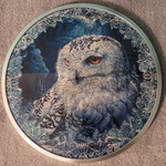 Металлическая круглая рама 70 см, серебро