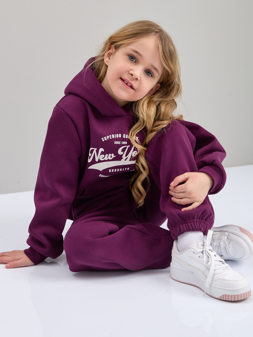 Детский костюм с брюками дКБ-71/слива-п