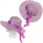 Шляпа женская с широкими полями «Summer», цвет нежно-фиолетовый, р58, ширина полей 10см