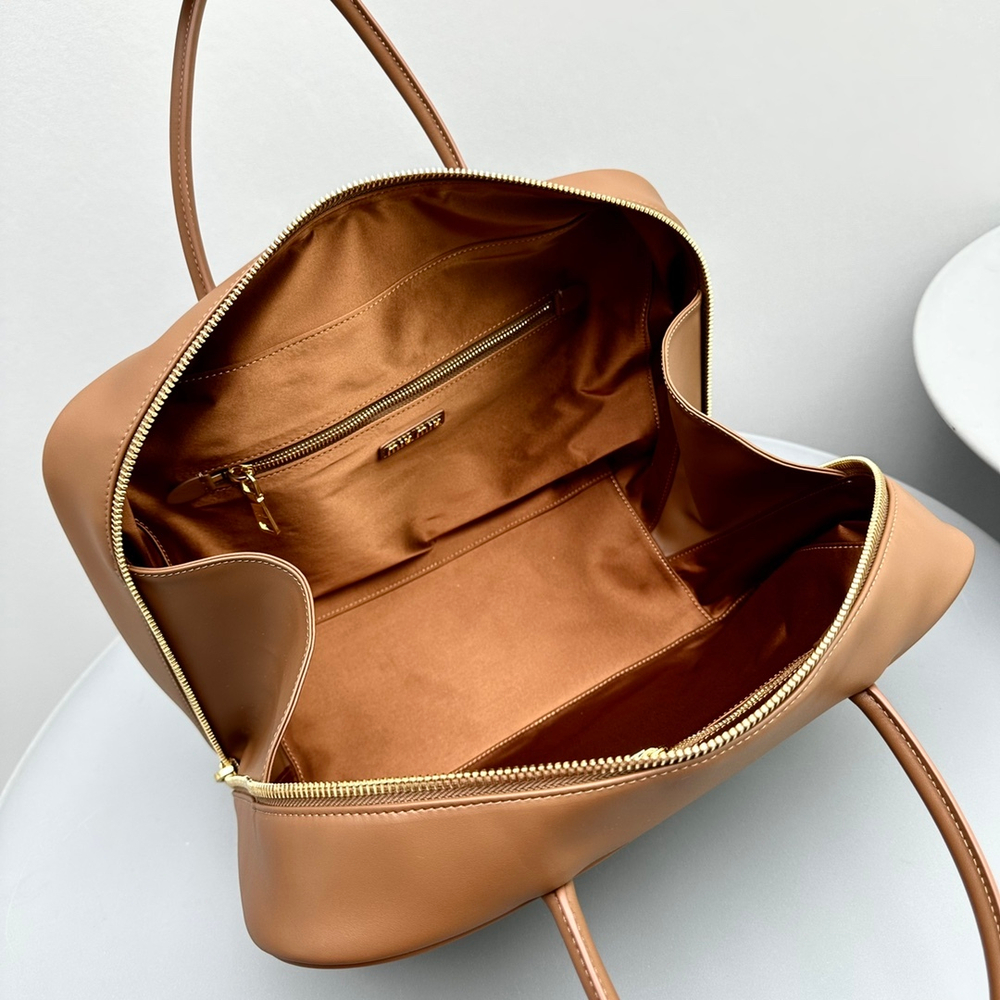 Miu Miu Leather Top Handle Bag 24 cm