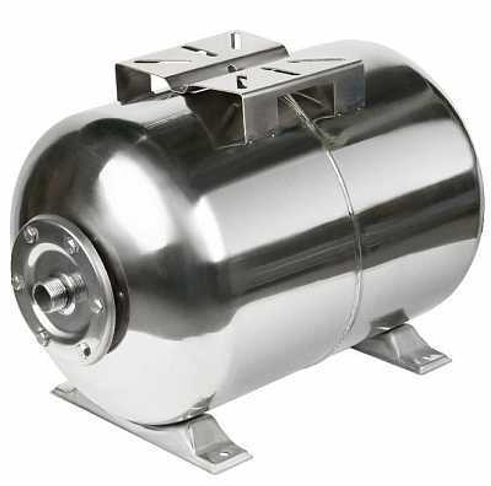 Гидроаккумулятор 100 л. Stream  горизонт нержавейка