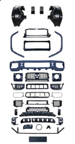 Обвес переделка для Mercedes-Benz G-Class W465 2024+ в G63 W465 AMG 2025 Мерседес Гелик гелентваген