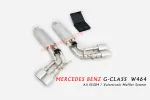 Выхлопная система с заслонками для Mercedes-Benz AMG G63 G500 G550 G-class W463A W464 2018+ (VALVED)