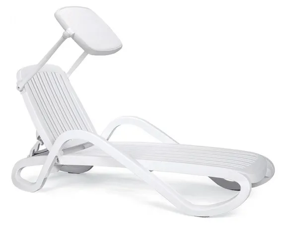 Шезлонг Eden белый