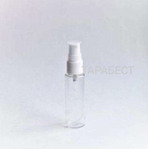 Флакон 030 мл пластик с дозатором для крема длинный