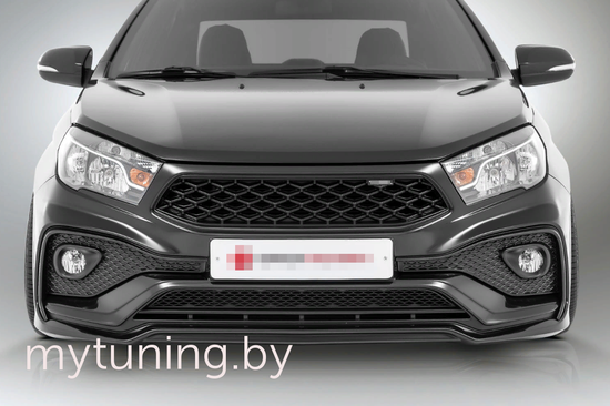 Передний бампер QUASAR ROMB для Lada Vesta \ Vesta SW