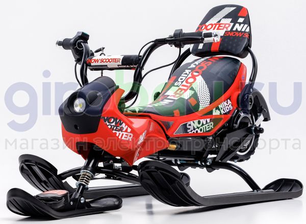 Детский электроснегокат BARS Arctic - Красный