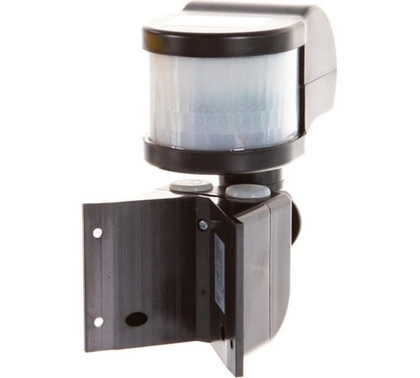 Датчик движения ДД-018В 1100Вт 270град 12м IP44 черный IEK LDD10-018B-1100-002