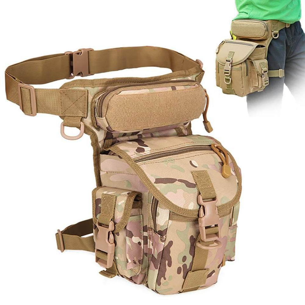 Тактическая набедренно-поясная сумка / мультикам