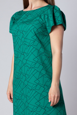 Платье женское 2572ЛПБ, графика #176Гри052572ЛПБ