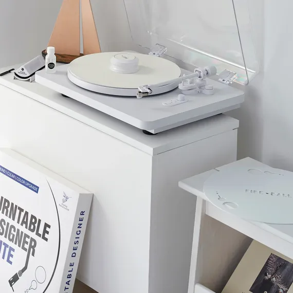 Analog Renaissance Turntable Designer Box White
