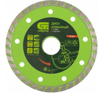 ДИСК АЛМАЗНЫЙ СИБРТЕХ ОТР TURBO 115Х22,2ММ СУХ/РЕЗ 731307