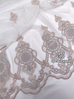 Вышивка на сетке Грек (6357)