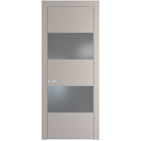 Межкомнатная дверь эмаль Profil Doors 22PA сэнд со вставкой