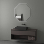 Зеркало Evoform с LED-подсветкой 32 W 100х100 см Без выключателя Нейтральный белый свет