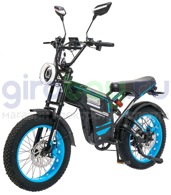 Электровелосипед Minako APEX (48V/20Ah) - Синий фото №1
