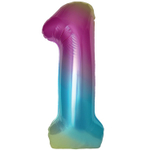 Шар фольгированный Цифра 1 101 см (Ассорти)