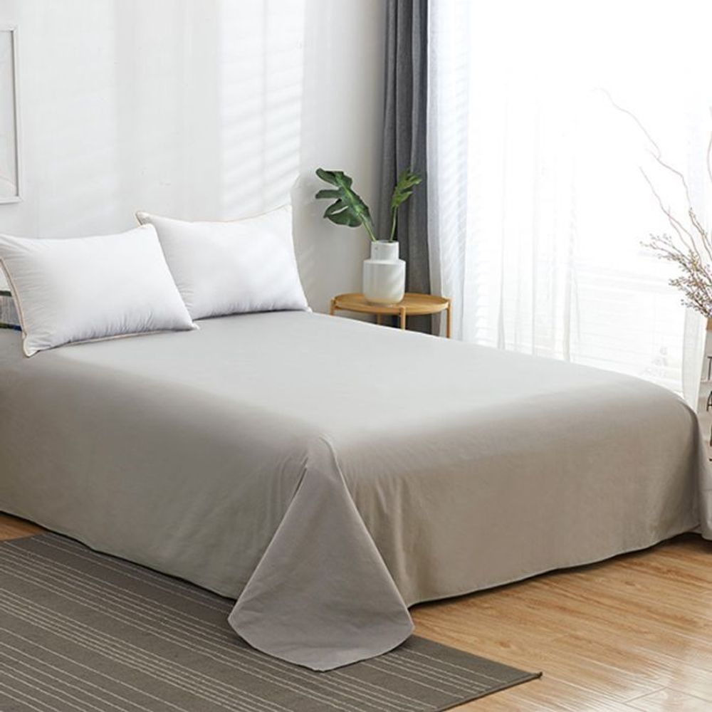 ZEPHYR HOME Простыня сатин 250×270 Серый