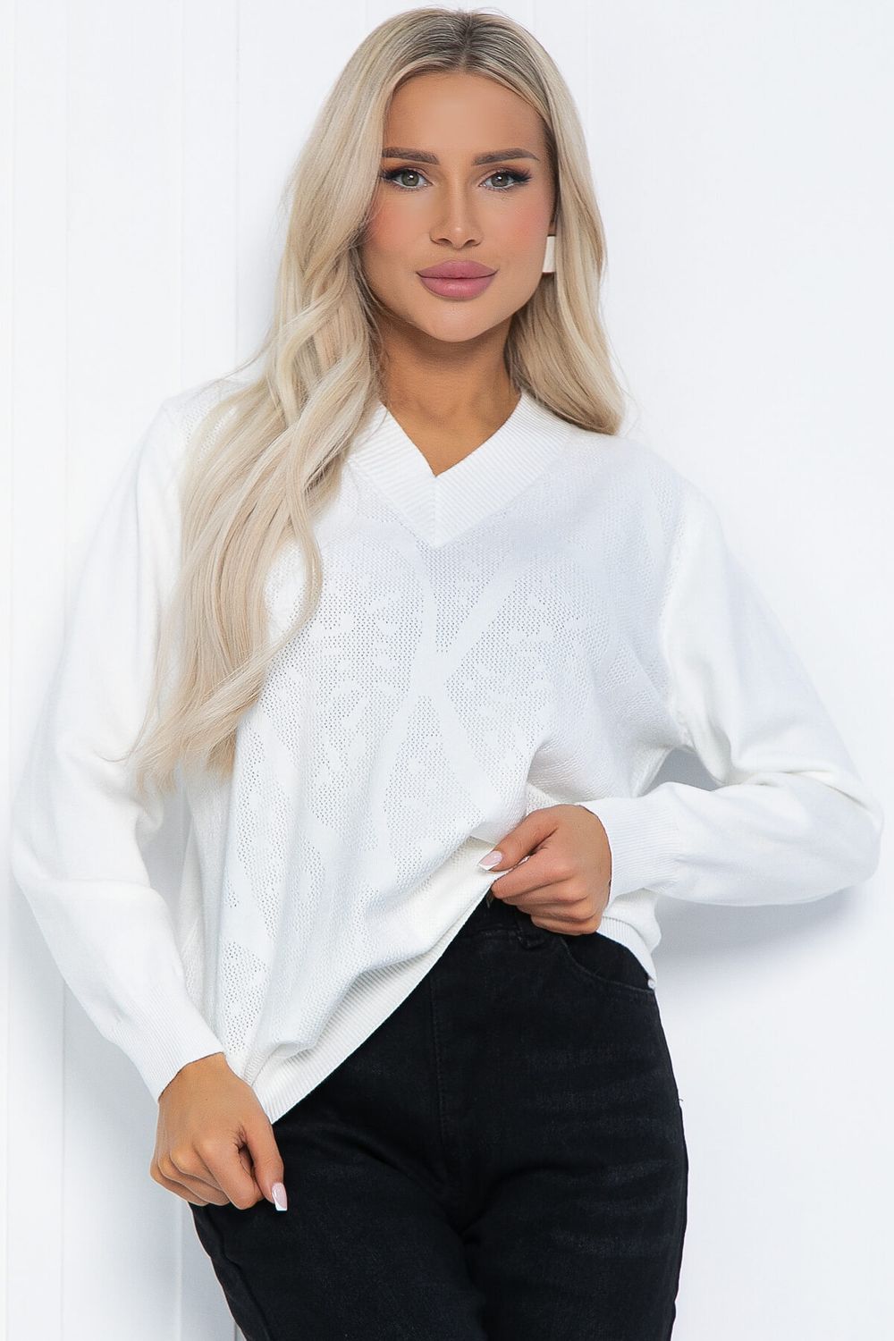 Джемпер Карамелька (белый) Б12519-4 LT Collection