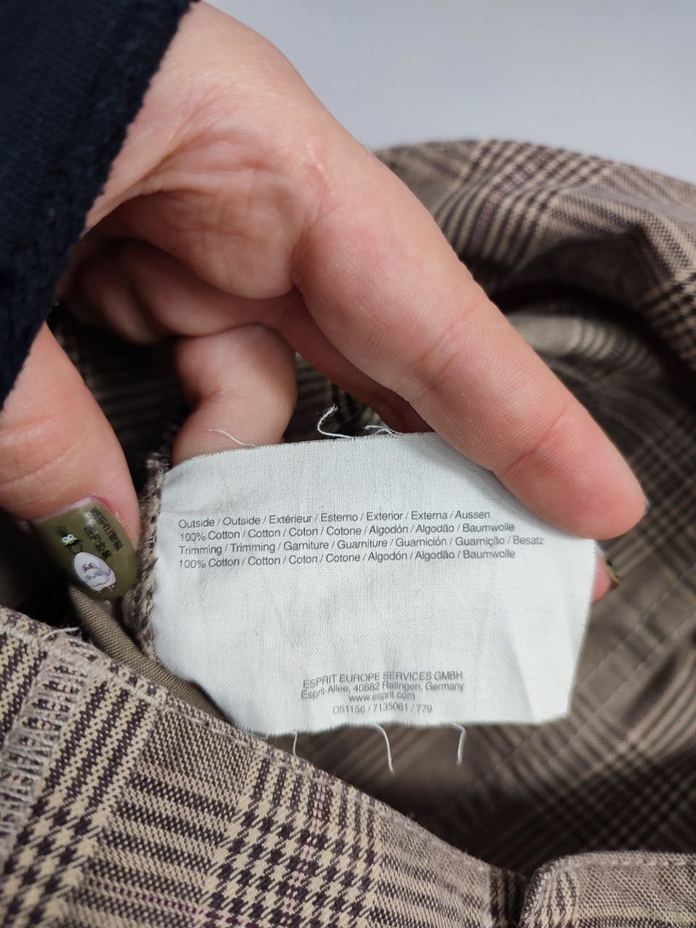 Бриджи Esprit в клетку 46 размер