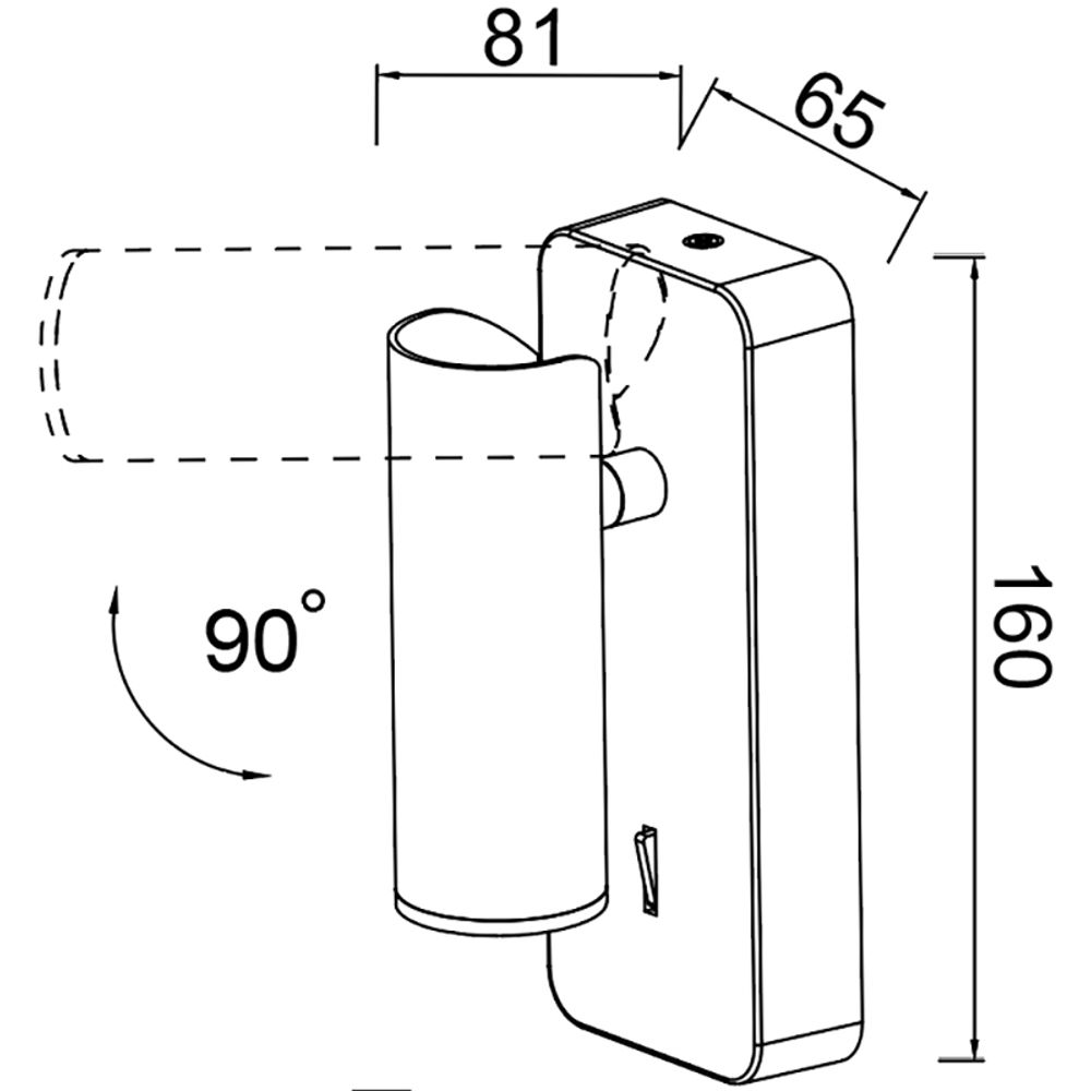 8875 Настенный светильник NOTTE