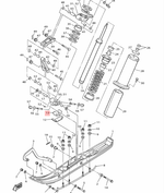 Амортизатор лыжи Yamaha VK540 88T237430000