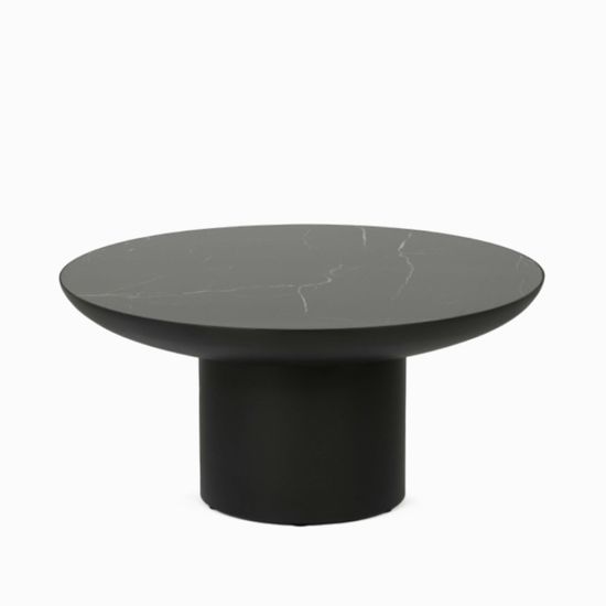 Кофейный стол Floss диаметр 75 черный