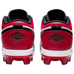 Jordan Air Jordan 1 Low Top Upper Height Baseball Shoes Men"s Red White Black