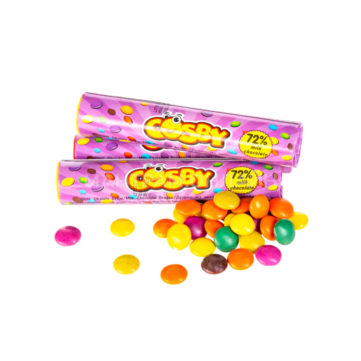 Драже Cosby Bon из молочного шоколада в разноцветной глазури 27 г