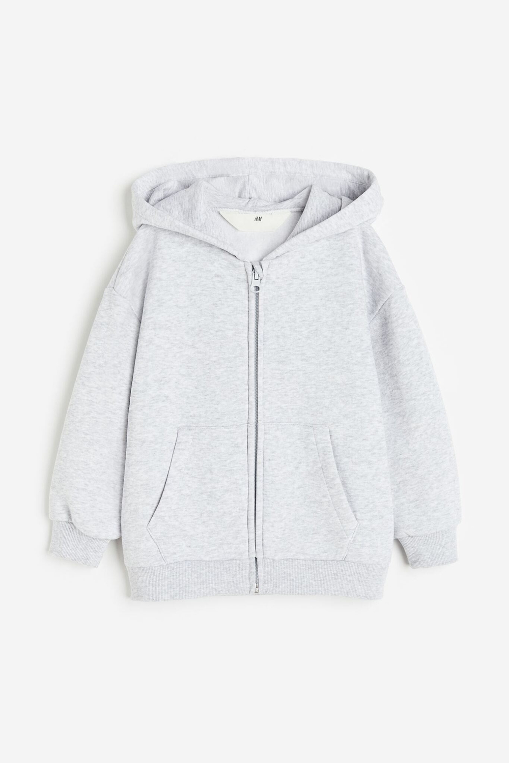 H&M Толстовка на молнии, светло-серый