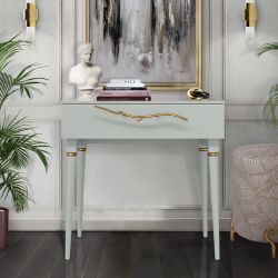 Консоль Арт Колор matte Классик Голд Серый дым матовый