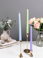 Pinterest‑вайб: пастельные свечи для уютных вечеров, набор из 3 шт.