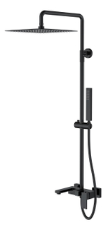 Стойка для душа Qubic Matt Black