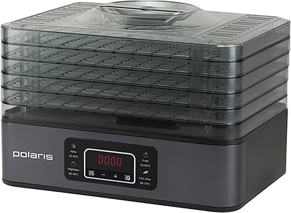 Сушилка для овощей и фруктов PFD 2108PV, 020953, черный