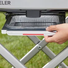 Портативный газовый гриль Weber Traveler Compact, 1 горелка, чёрный