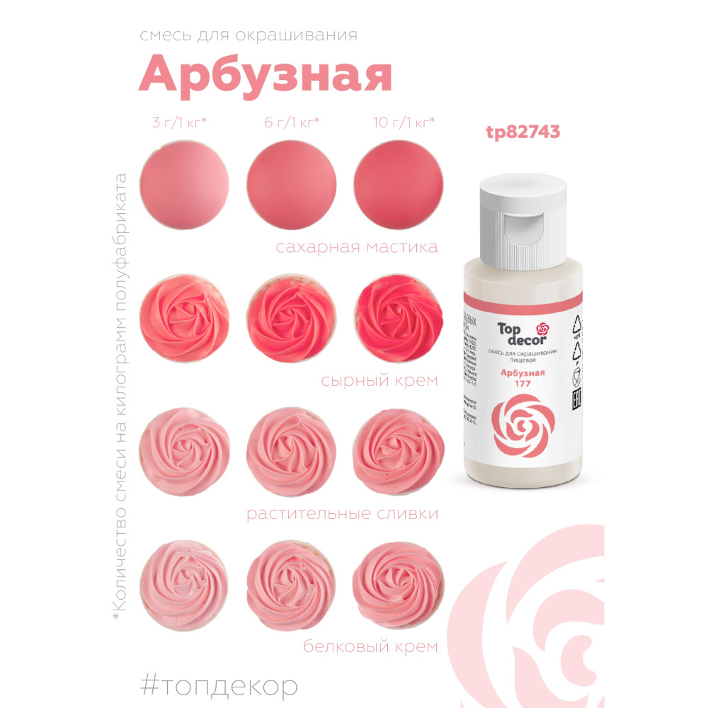 Пищевой краситель гелевый "Арбузный"