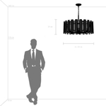 712062 Люстра AGAVE 6х40W E27 ШАМПАНЬ/ПРОЗРАЧНЫЙ